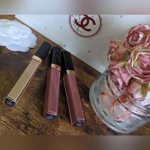 Chanel Rouge Coco Lip Gloss 712 722 119 set of three